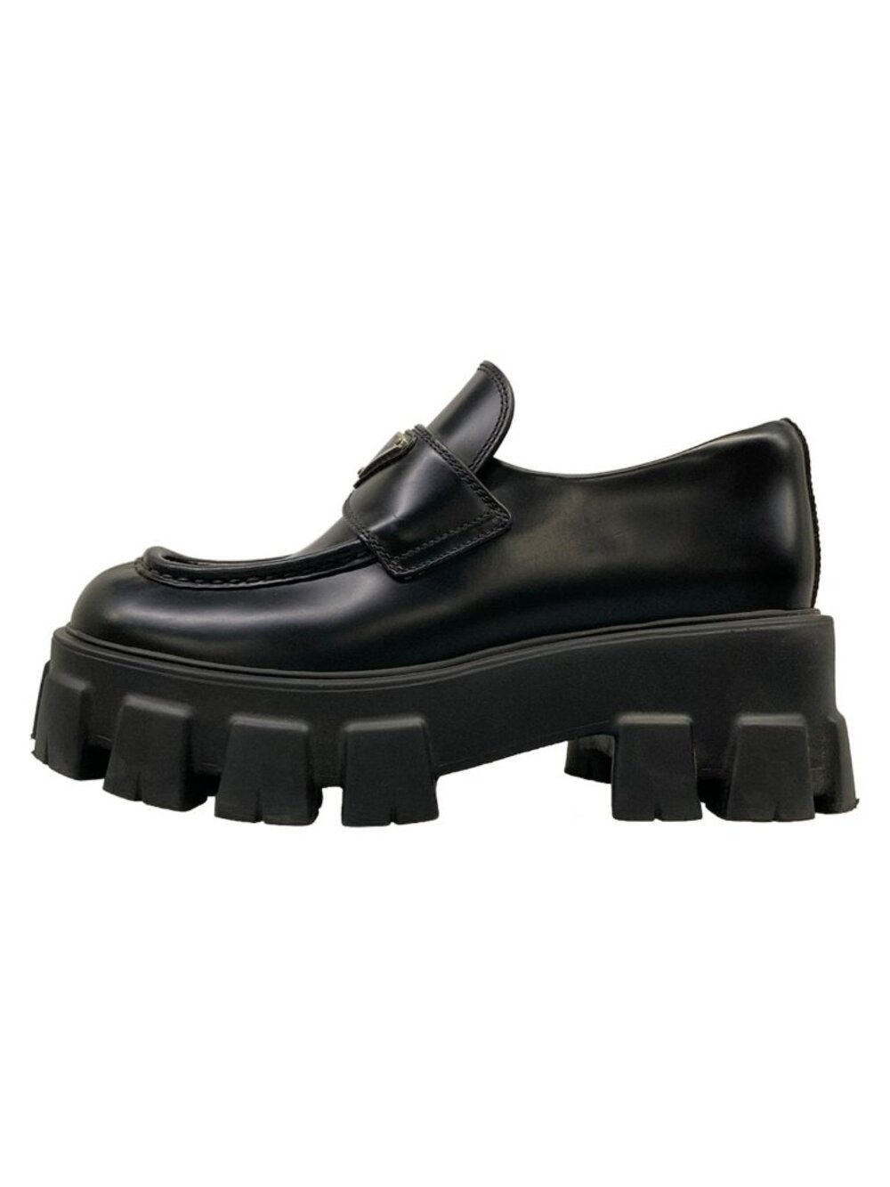 Prada Loafers Black Leather